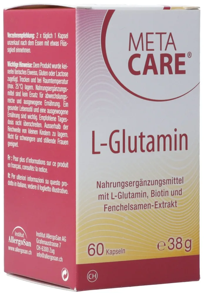 META CARE L-Glutamin Kapseln (60 Stk)