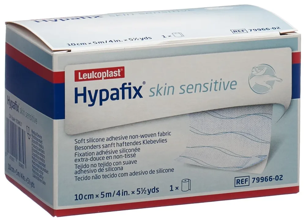 Hypafix Skin sensitive Silikon 10cmx5m (1 Stk)
