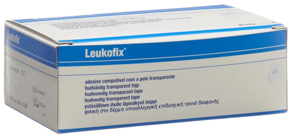 Leukofix Heftpflaster 9.2mx2.5cm transparent (12 Stk)