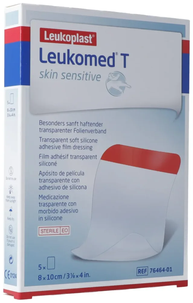 Leukomed T skin sensitive 8x10cm (5 Stk)