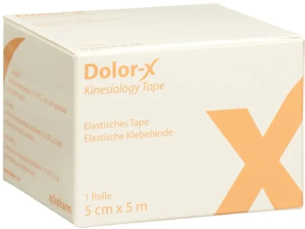Dolor-X Kinesiology Tape, 5cmx5m, beige (1 Stk)