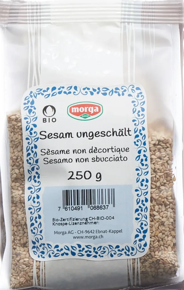 HOLLE Sesam ungesch&auml;lt Knospe Btl 250 g