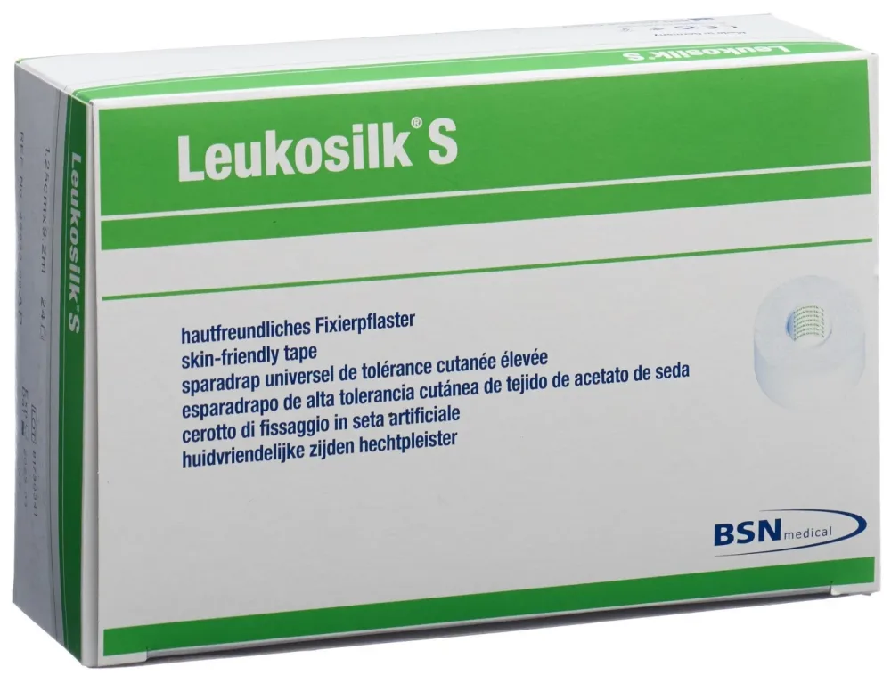 Leukosilk S Heftpflaster 9.2mx1.25cm weiss (24 Stk)
