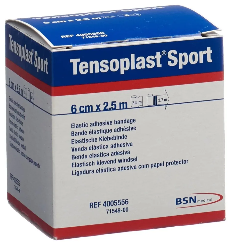 BSN Tensoplast&reg; Sport 6  x 2.5 m weiss