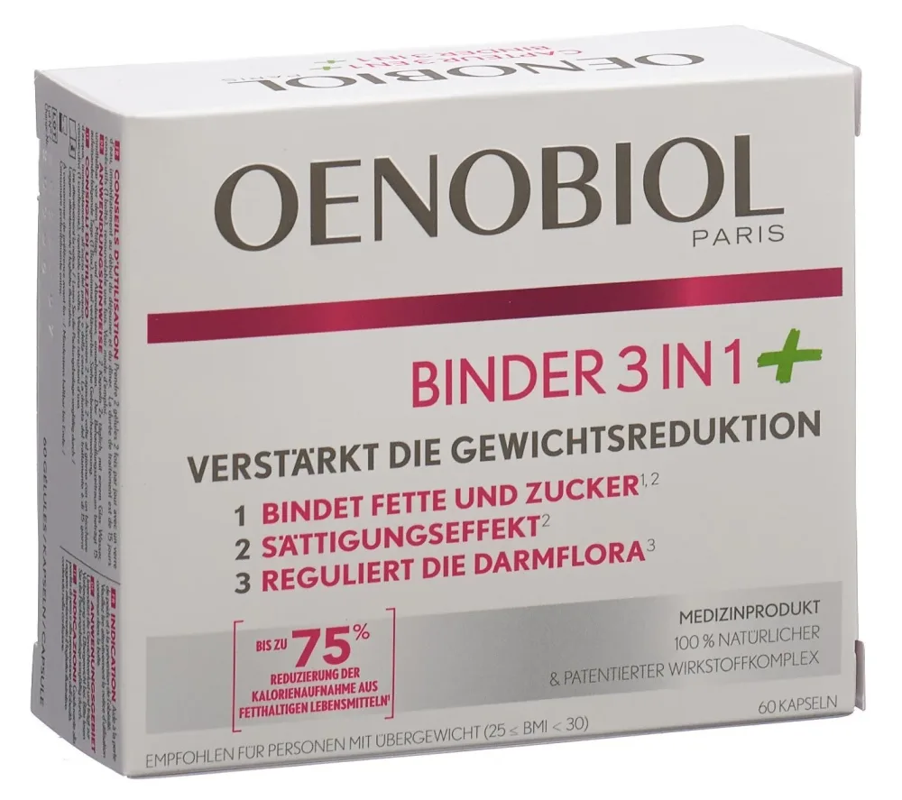 OENOBIOL Binder 3 in 1 PLUS Kapseln (60 Stk)