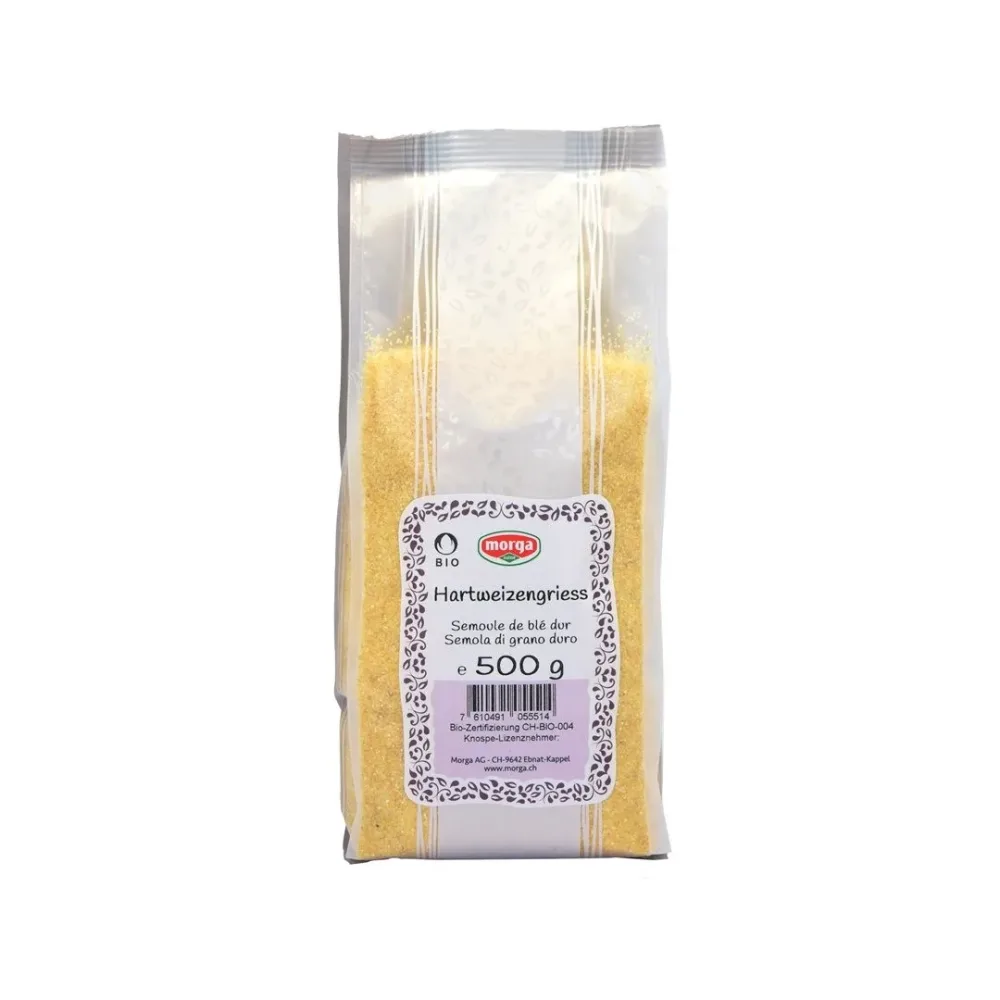 HOLLE Vollkorngriess Bio Knospe Btl 500 g