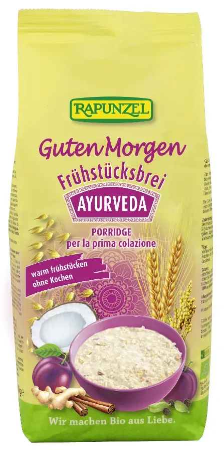 RAPUNZEL Guten Morgen Frühstücksbrei Ayurveda Porridge (500g)