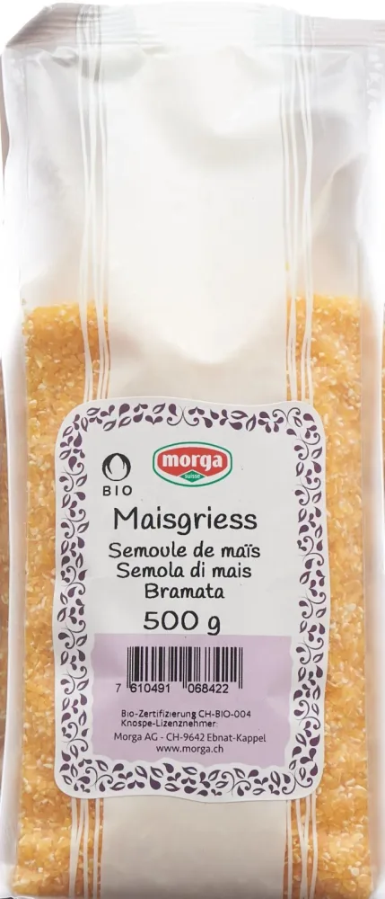 HOLLE Maisgriess Bramata Knospe Btl 500 g
