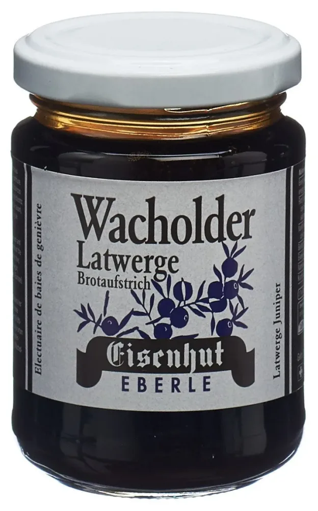 Eisenhut Wacholder Latwerge Glas (220g)