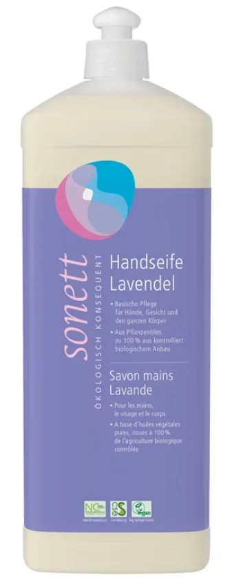 Sonett Handseife Lavendel Nachfüllflasche (1L)
