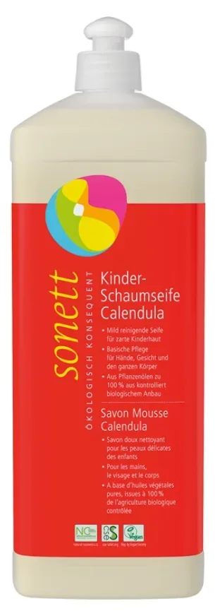 Sonett Kinder-Schaumseife Calendula Nachfüllflasche (1L)