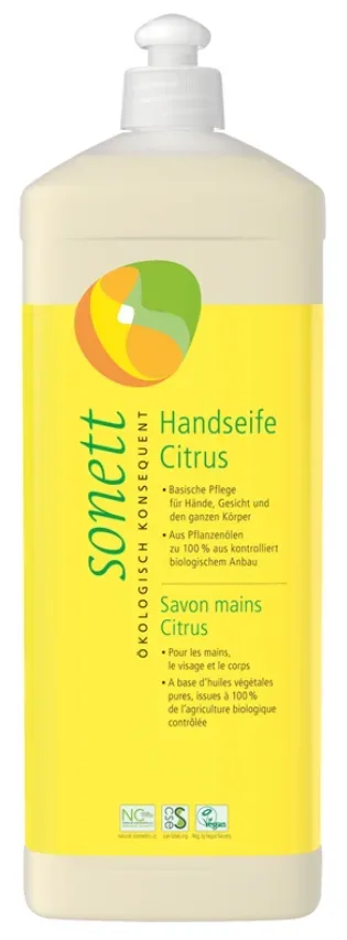 Sonett Handseife Citrus Nachfüllflasche (1L)