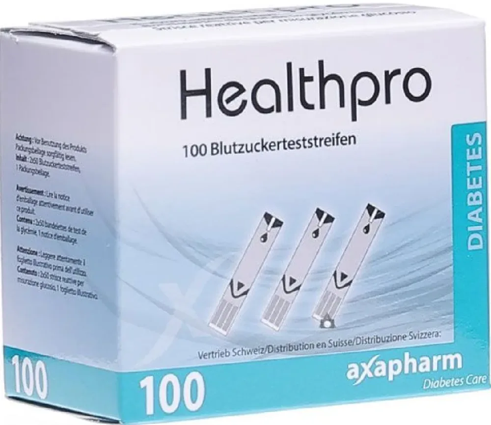 Healthpro Blutzucker-Teststreifen (100 Stk)