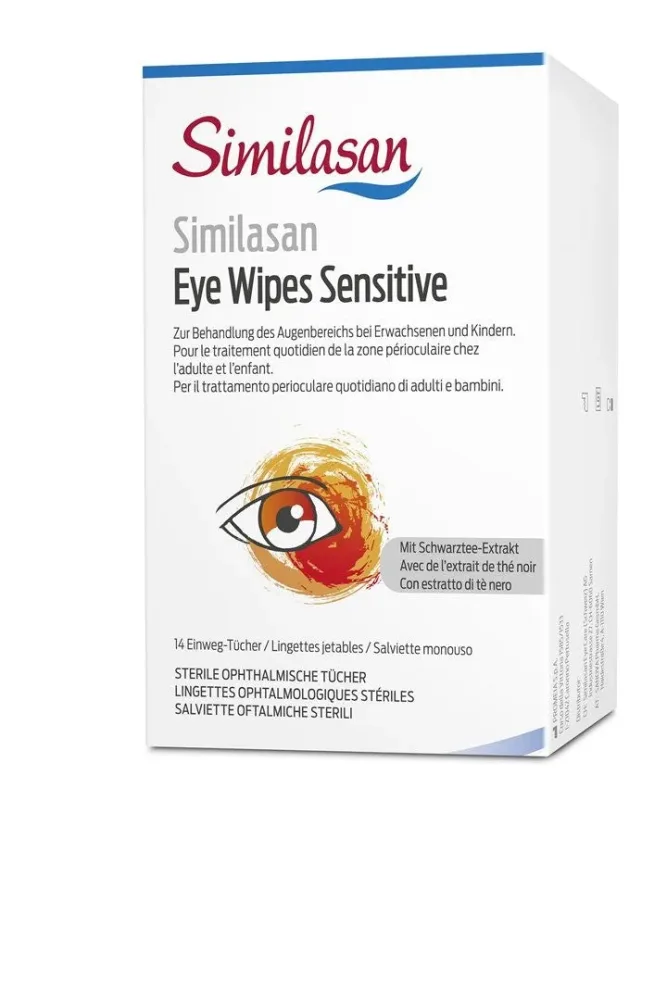 Similasan Eye Wipes Sensitive (14 Stk)