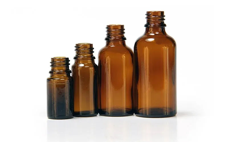 farfalla Leergut Set Braunglas ohne Verschluss, 30ml (6 Stk)