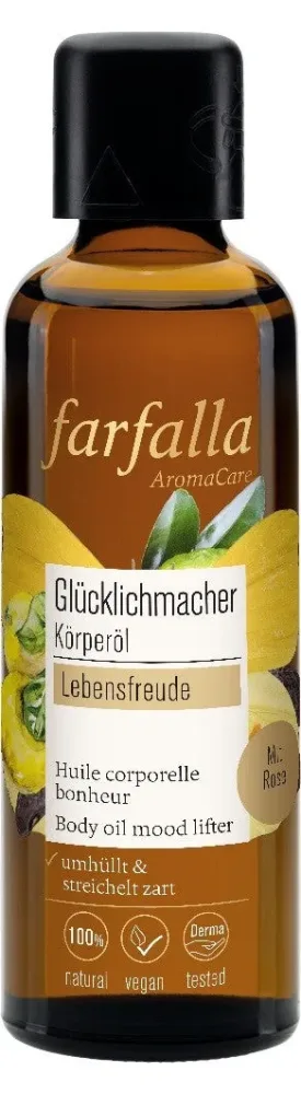farfalla Lebensfreude, Glücklichmacher Körperöl, 75ml