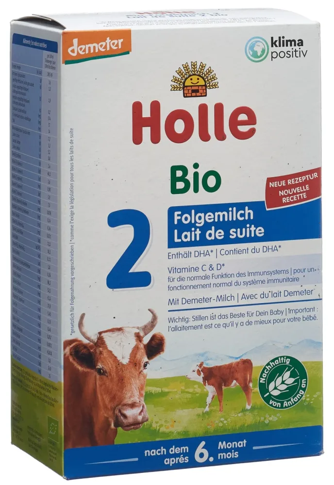 Holle Bio-Folgemilch 2 Pulver (600g)