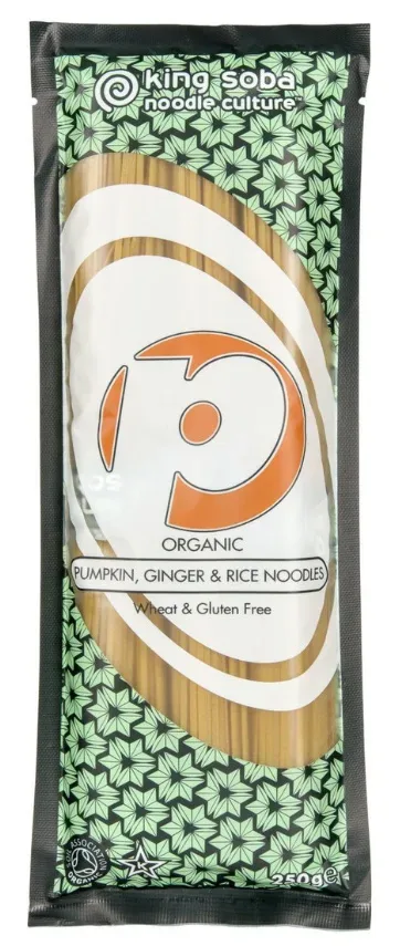 king soba Bio Reisnudeln mit Kürbis & Ingwer (250g)