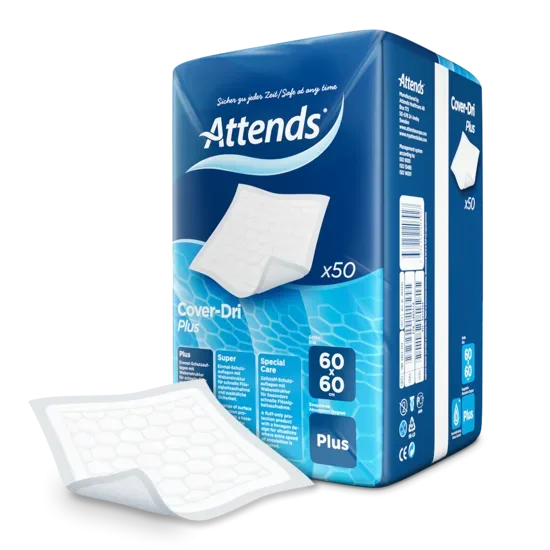 Attends COVER DRI Unterlage Super 60x60cm (50 Stk)