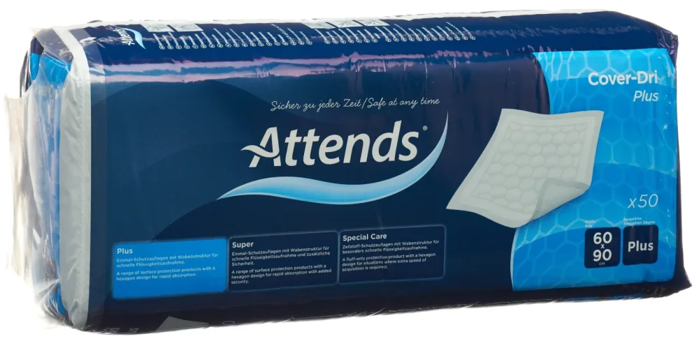 Attends COVER DRI Unterlage Plus 60x90cm (50 Stk)