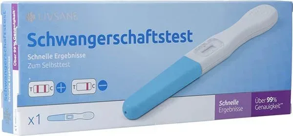 LIVSANE Schwangerschaftstest schnelle Ergebnisse (1 Stk)