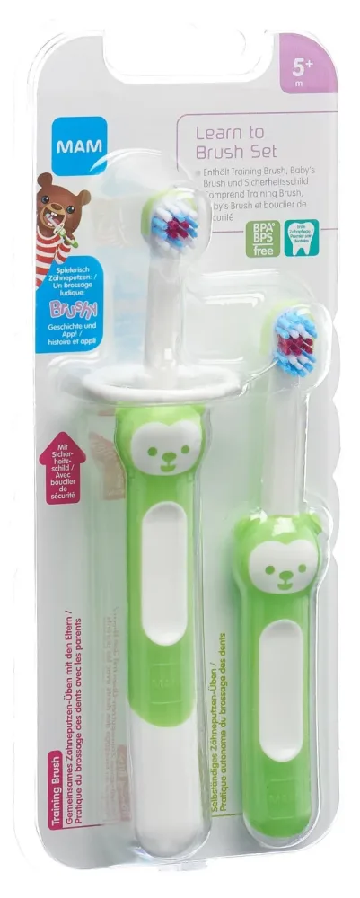 Mam - Zahnbürste Learn to Brush Set, 5+m, 4 m