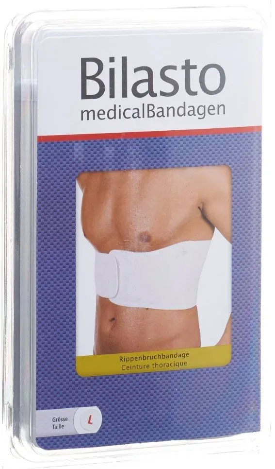 Bilasto Rippenbruchbandage weiss XL (1 Stk)