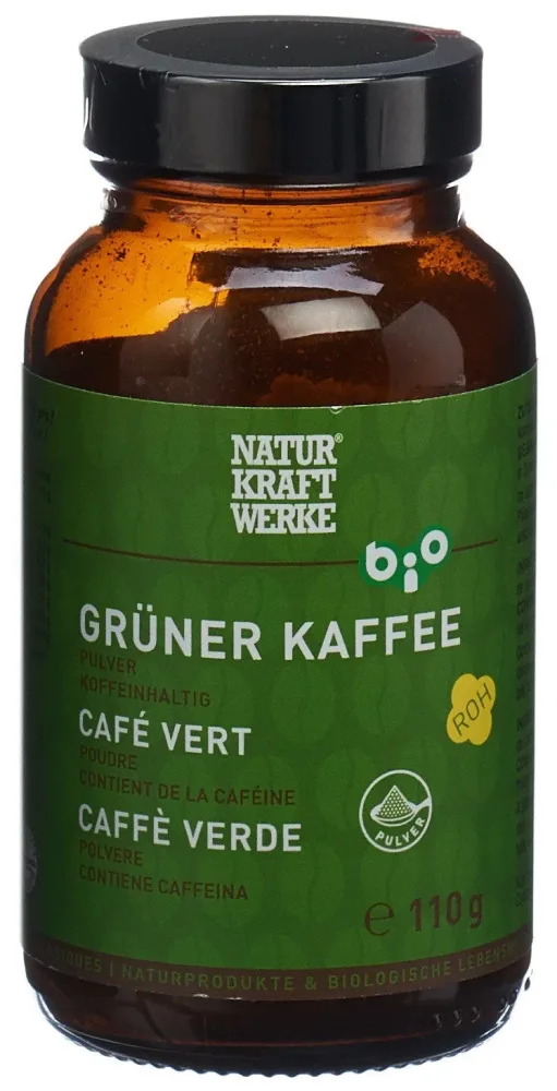 NATURKRAFTWERKE Grüner Kaffee Pulver Bio (110g)