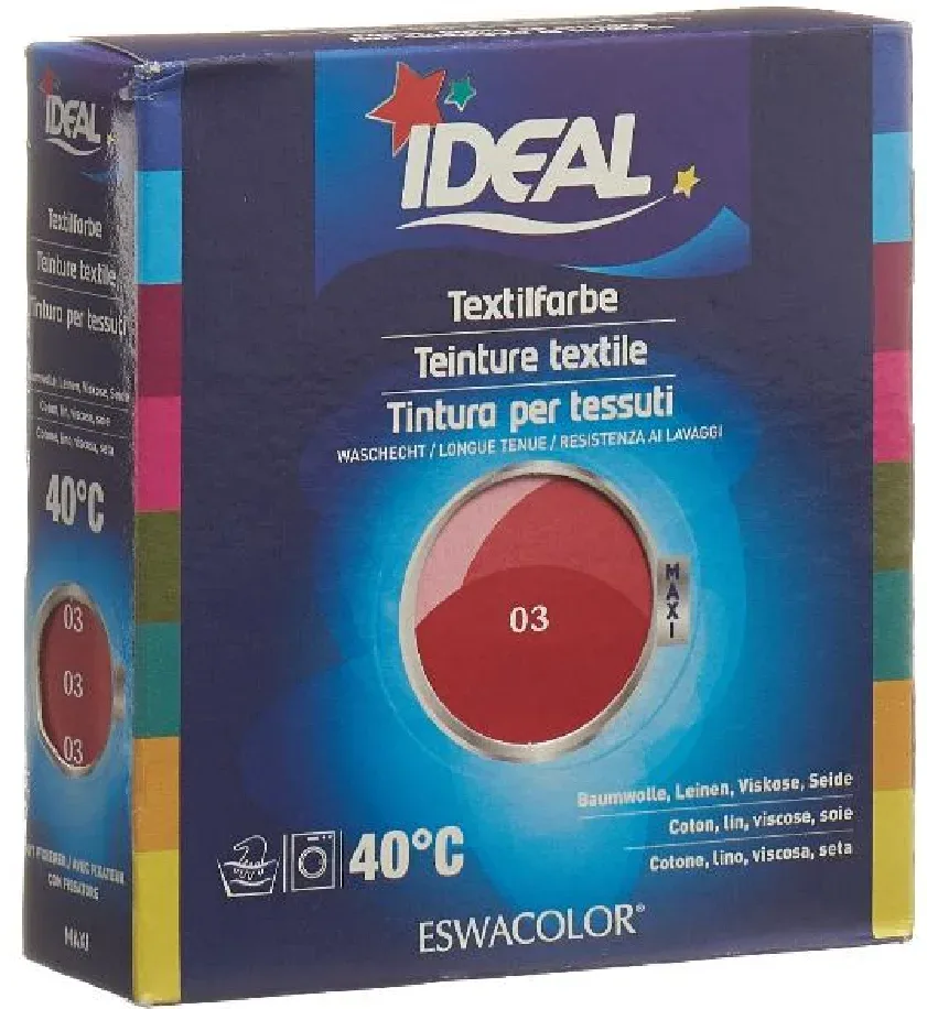 IDEAL MAXI Baumwolle Color No03 zinnober (1 Stk)