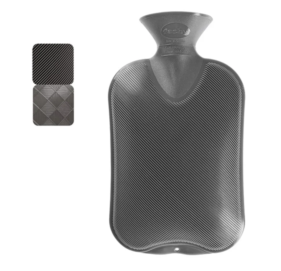 fashy Wärmeflasche 2 Liter Halblamelle anthrazit (1 Stk)