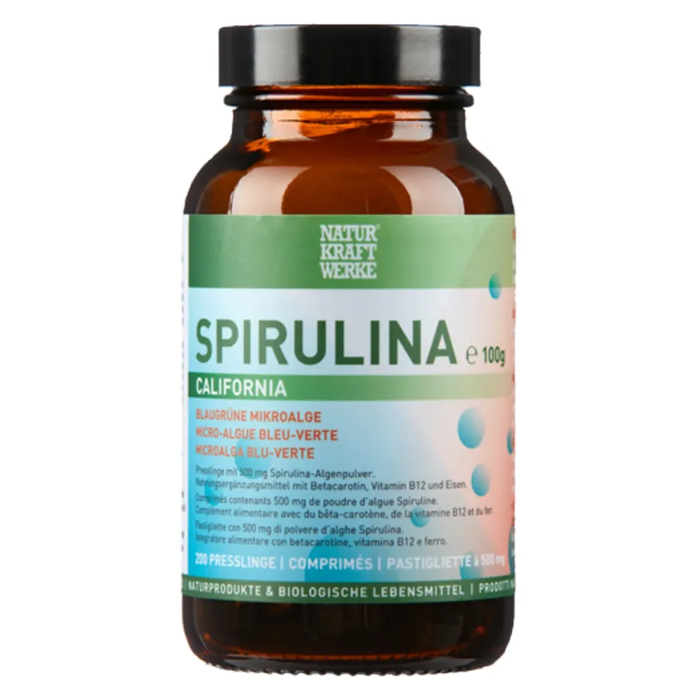 NATURKRAFTWERKE Spirulina California Presslinge (200 Stk)