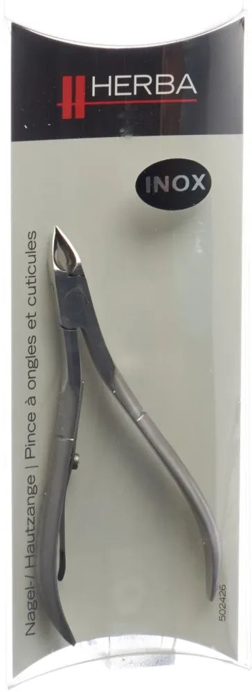 Herba.Nagel-/Hautzange, Inox, 10 cm