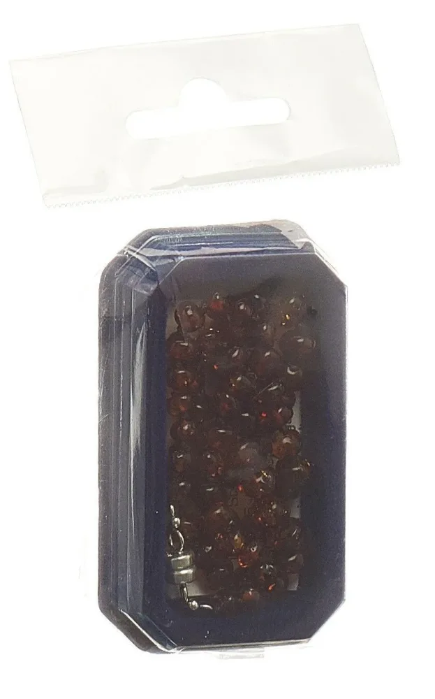 Amberstyle Bernsteinkette 36cm cognac dunkel Magnetverschluss (1 Stk)