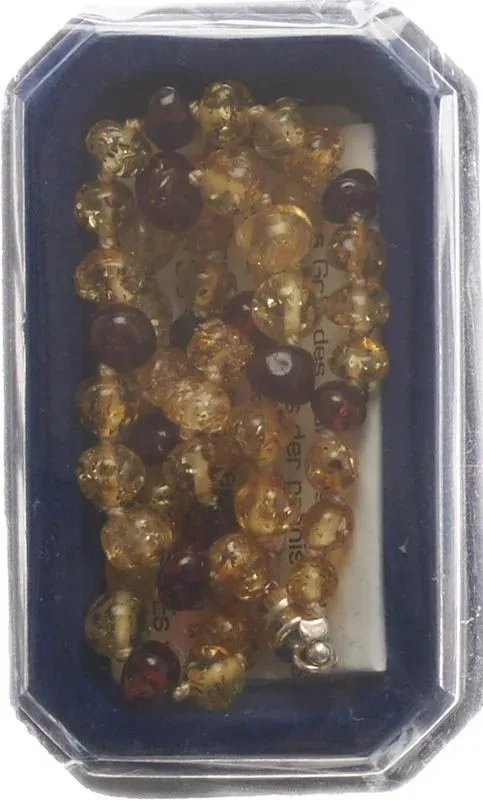 Amberstyle Bernsteinkette 32cm cognac citrin Magnetverschluss (1 Stk)