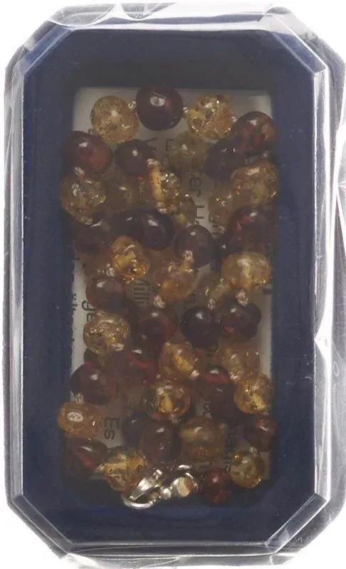 Amberstyle Bernsteinkette 36cm cognac citrin Karabinerverschluss (1 Stk)