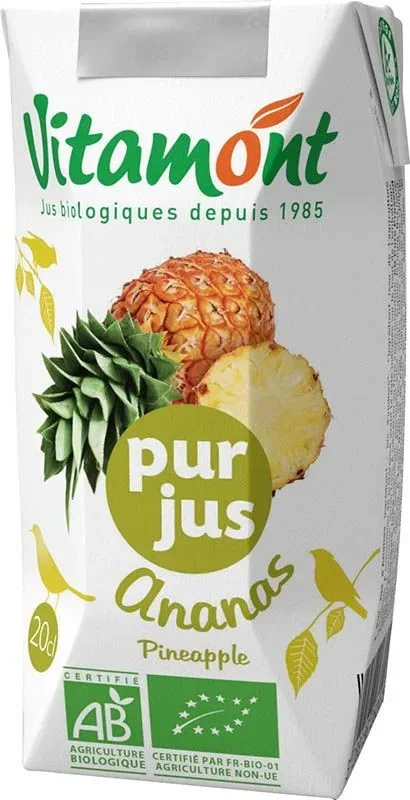 Vitamont Ananas reiner Fruchtsaft (200ml)
