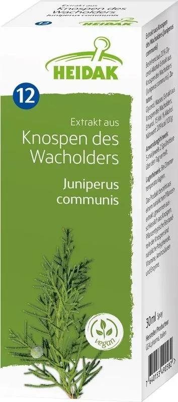 HEIDAK Knospe Wacholder Juniperus communis Glycerin Mazerat (30ml)