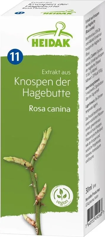 HEIDAK Knospe Hagebutte Rosa canina Glycerin Mazerat (30ml)