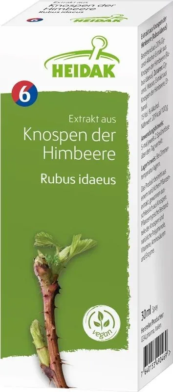 HEIDAK Knospe Himbeere Rubus idaeus Glycerin Mazerat (30ml)