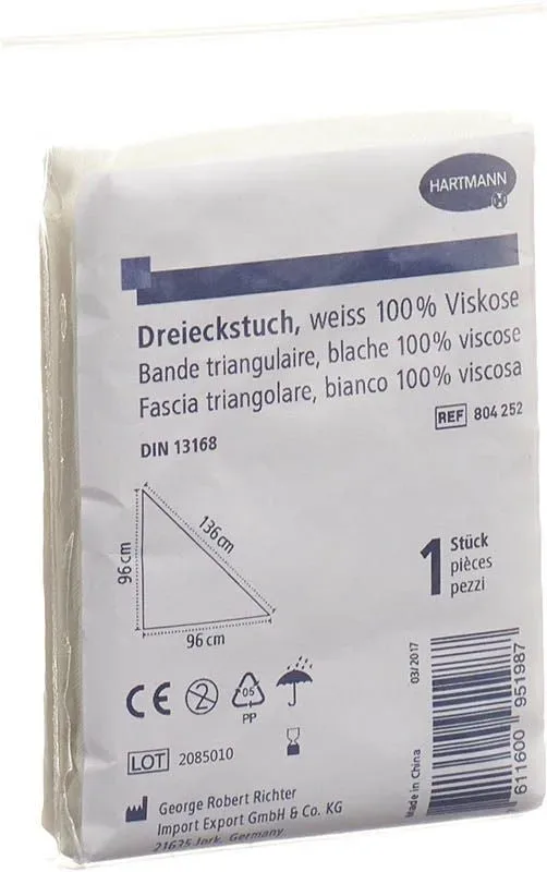 HARTMANN Dreiecktuch weiss (1 Stk)