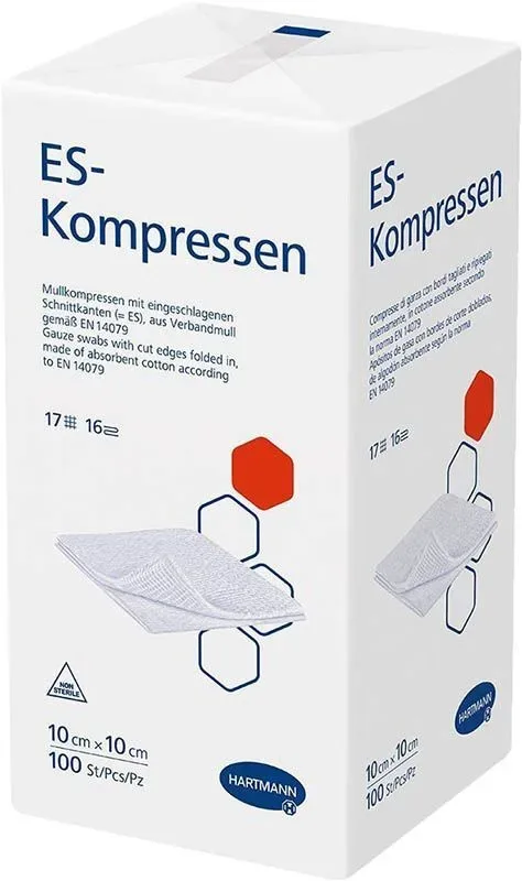 HARTMANN ES-Kompressen 16fach 10x10cm (100 Stk)