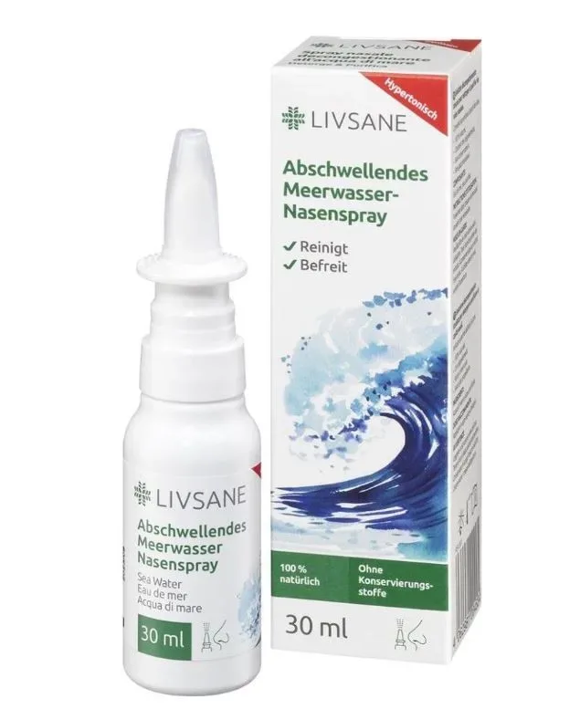 Livsane Nasenspray hypertonisches Meerwasser (30ml)