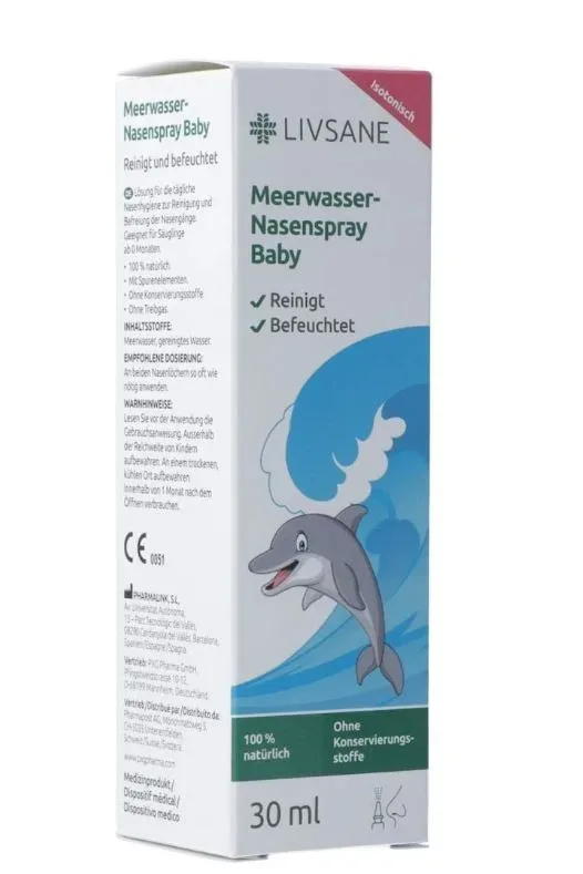 Livsane Nasenspray Baby Meerwasser (30ml)
