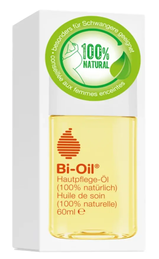 Bi-Oil - Hautpflegeöl, 100% natürliche Inhaltsstoffe,  Hautpflegeöl, 100% natürliche Inhaltsstoffe, 60  ml