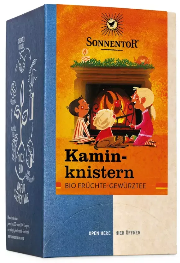 SONNENTOR Kaminknistern Tee Beutel (18 Stk)