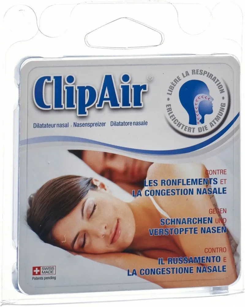 CLIPAIR Nasendilatator f&uuml;r Schlaf und Sport 3 Stk