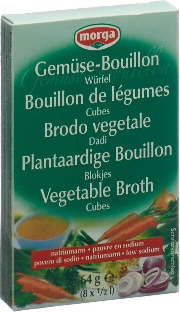morga Gemüse-Bouillon Würfel Nat-arm (8 Stk)