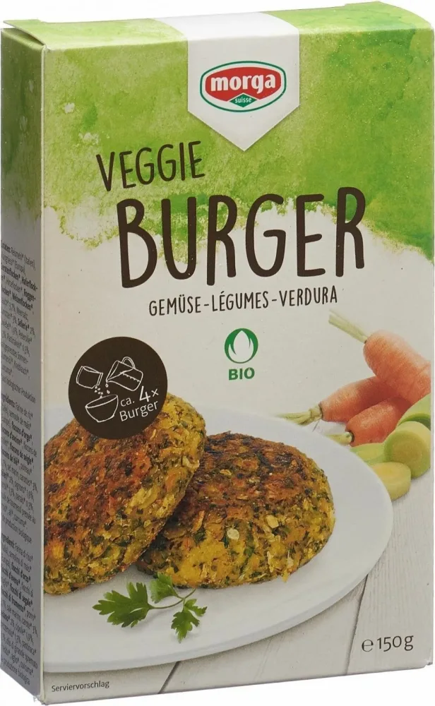 morga Gemüseburger Bio Knospe (150g)