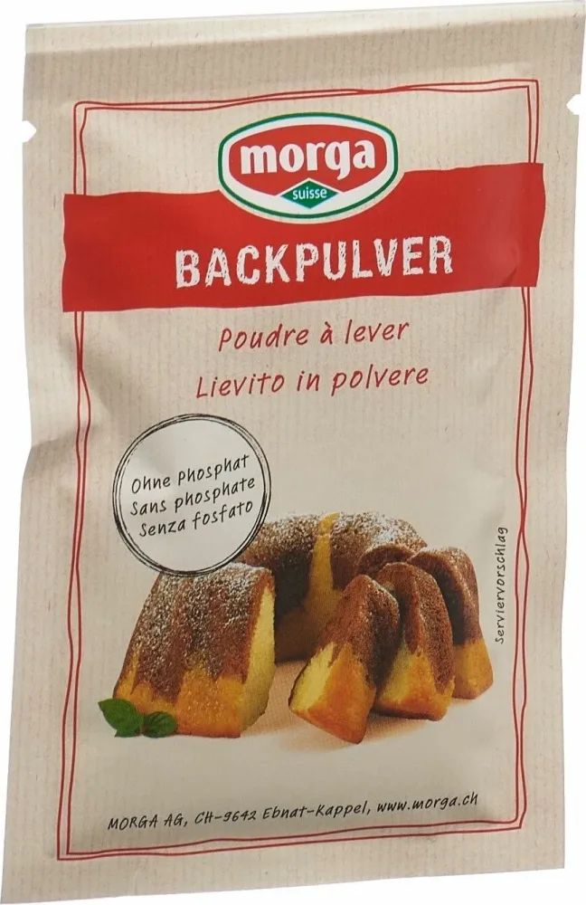 morga Backpulver ohne Phosphat (22g)