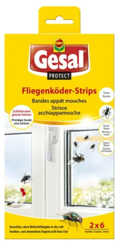 Gesal PROTECT Fliegenköder-Strips (2x6 Stk)